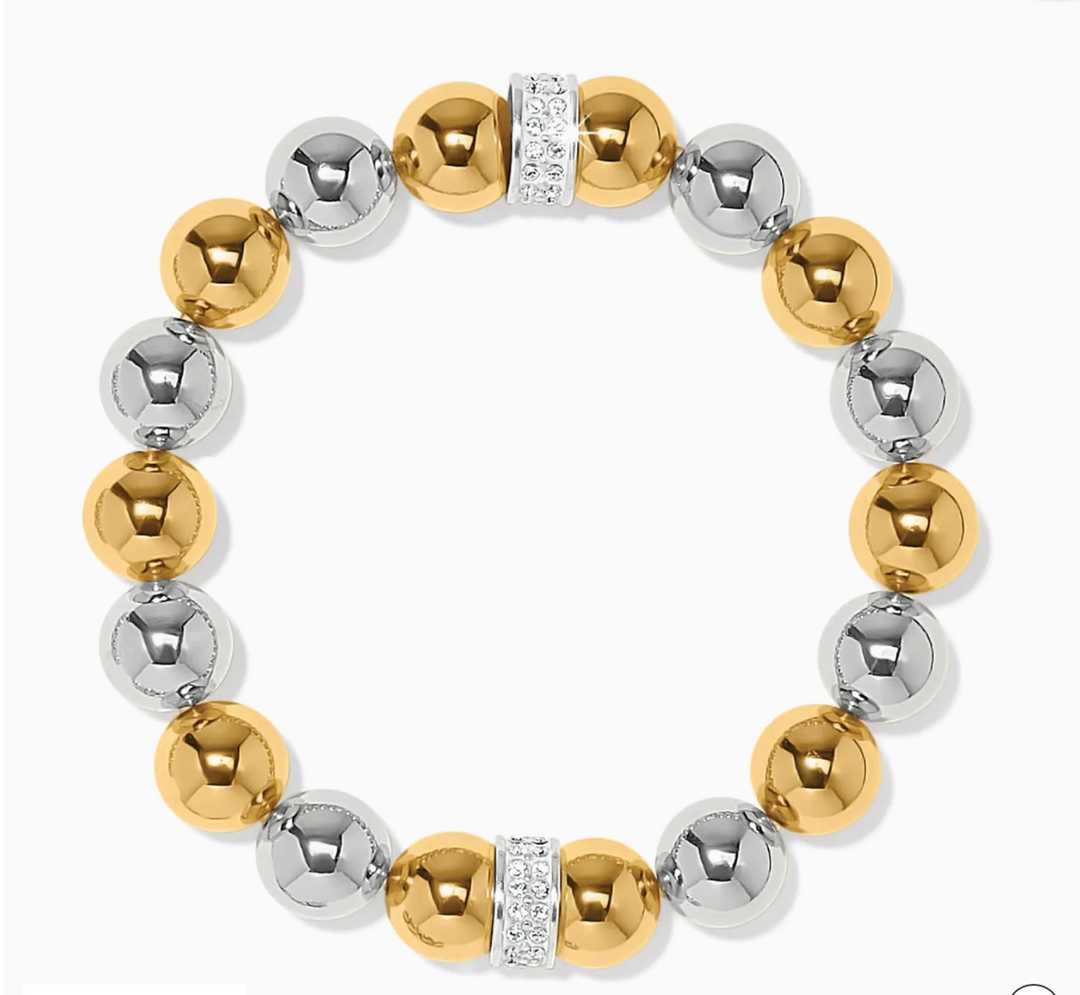 Meridian Stretch Bracelet Silver-Gold