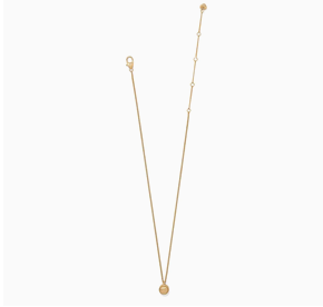 Contempo Nuevo Petite Dome Necklace Gold