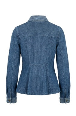 Fit and Flare Trucker Jacket