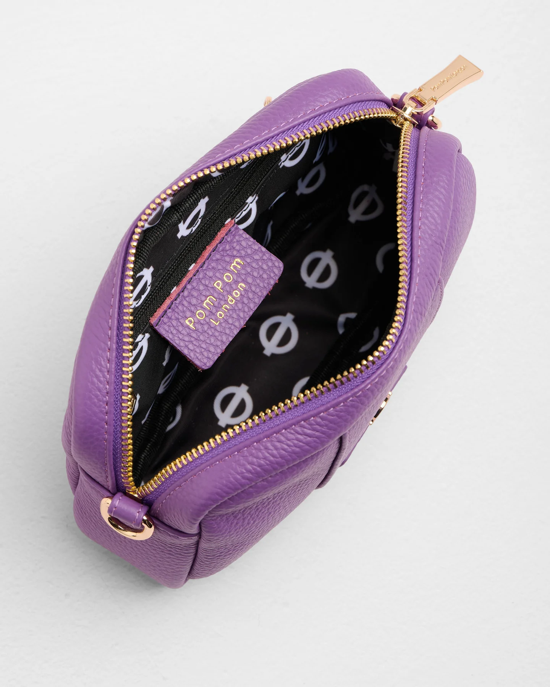 Pom Pom London City Mini Bag Elizabeth Line Purple