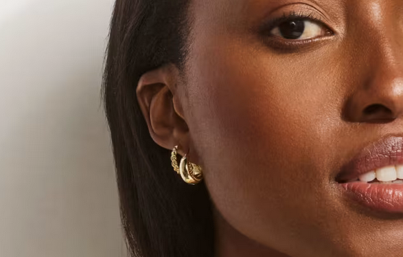 Gabriella Set of Huggie Earrings Gold