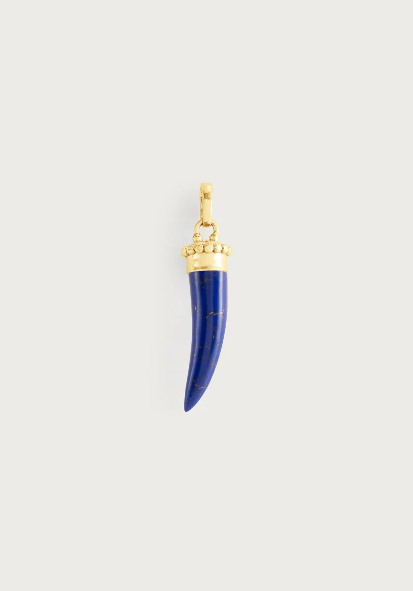Anabel Aram Forza Stone Horn Charm Lapis