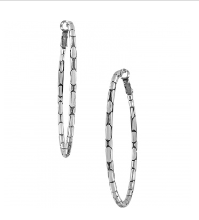 Pebble Large Oval Hoop Earrings