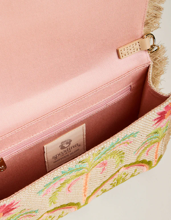 Clutch Crossbody Castillo Floral Palms