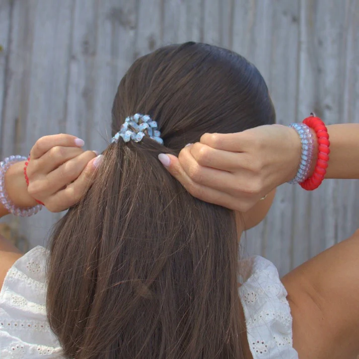 3 Pack Large Hair Ties Basket of Cherries