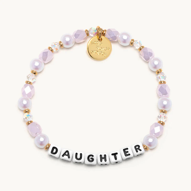 Daughter Beaded Bracelet Blush Elegance