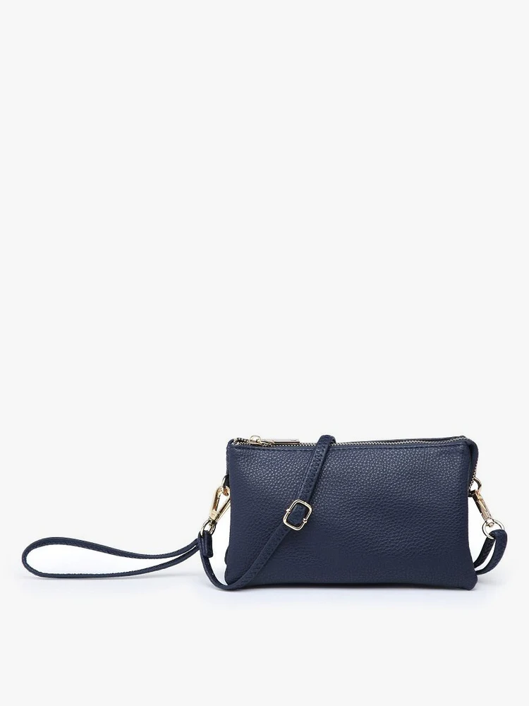 Riley Crossbody/ Wristlet in Navy