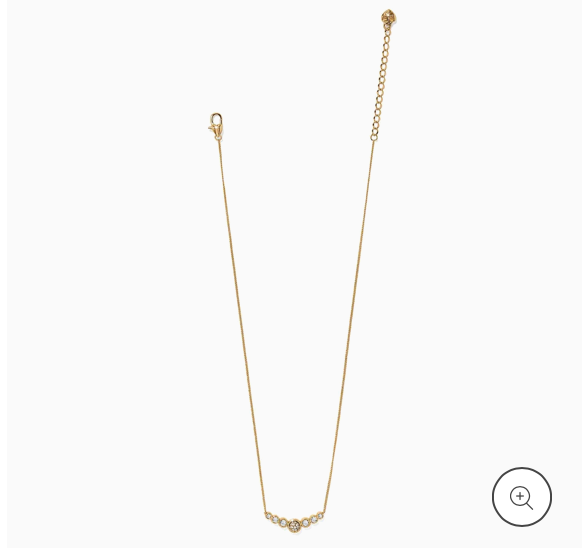 Illumina Celeste Bar Gold Necklace