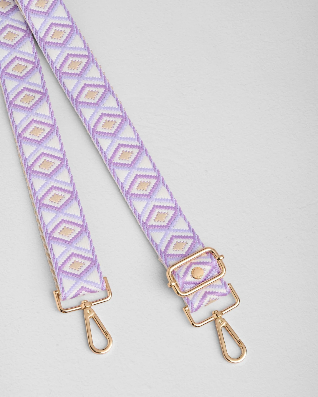 Pom Pom Strap French Lavender Tapestry Diamond