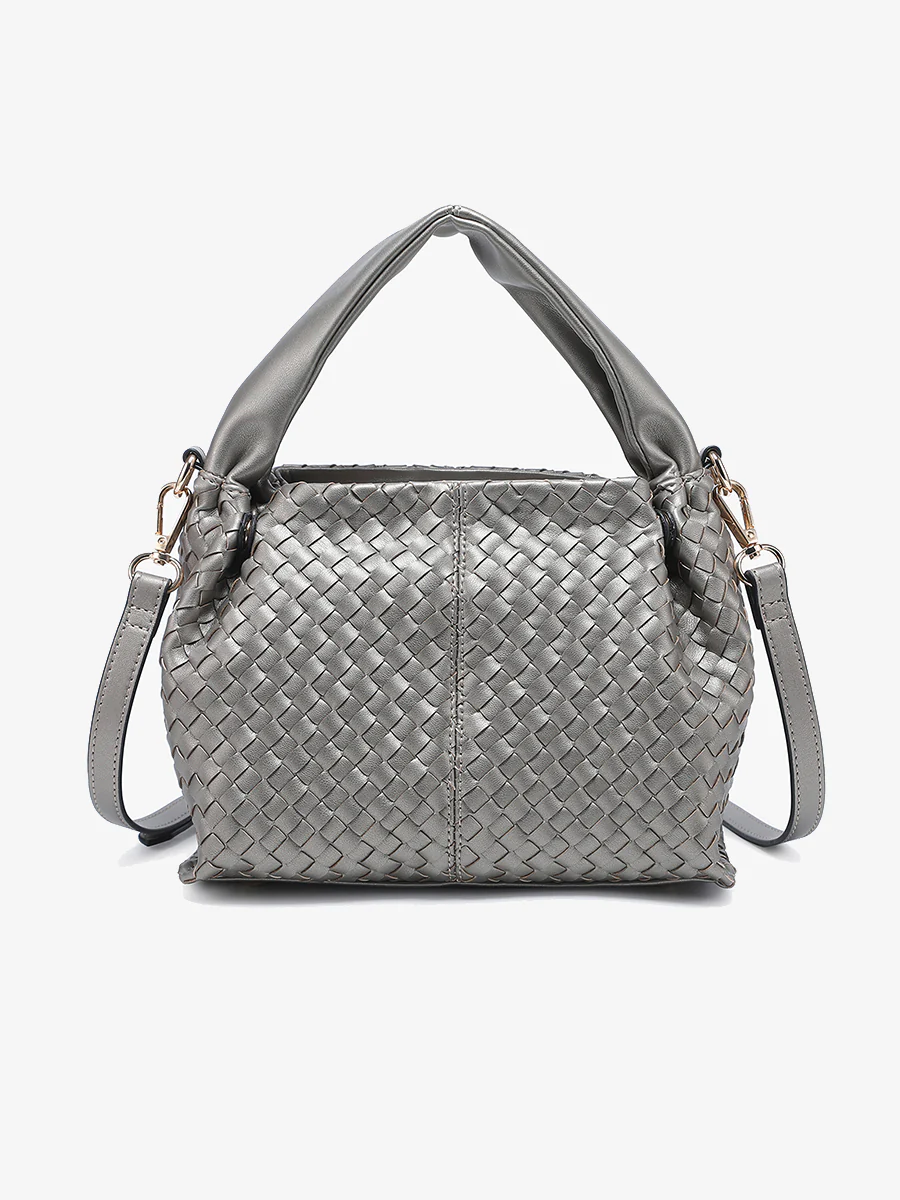 Charity Crossbody Bag in Pewter