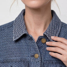 Fit and Flare Trucker Jacket