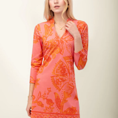 Kit Jersey Dress Castillo Jacobean Spice