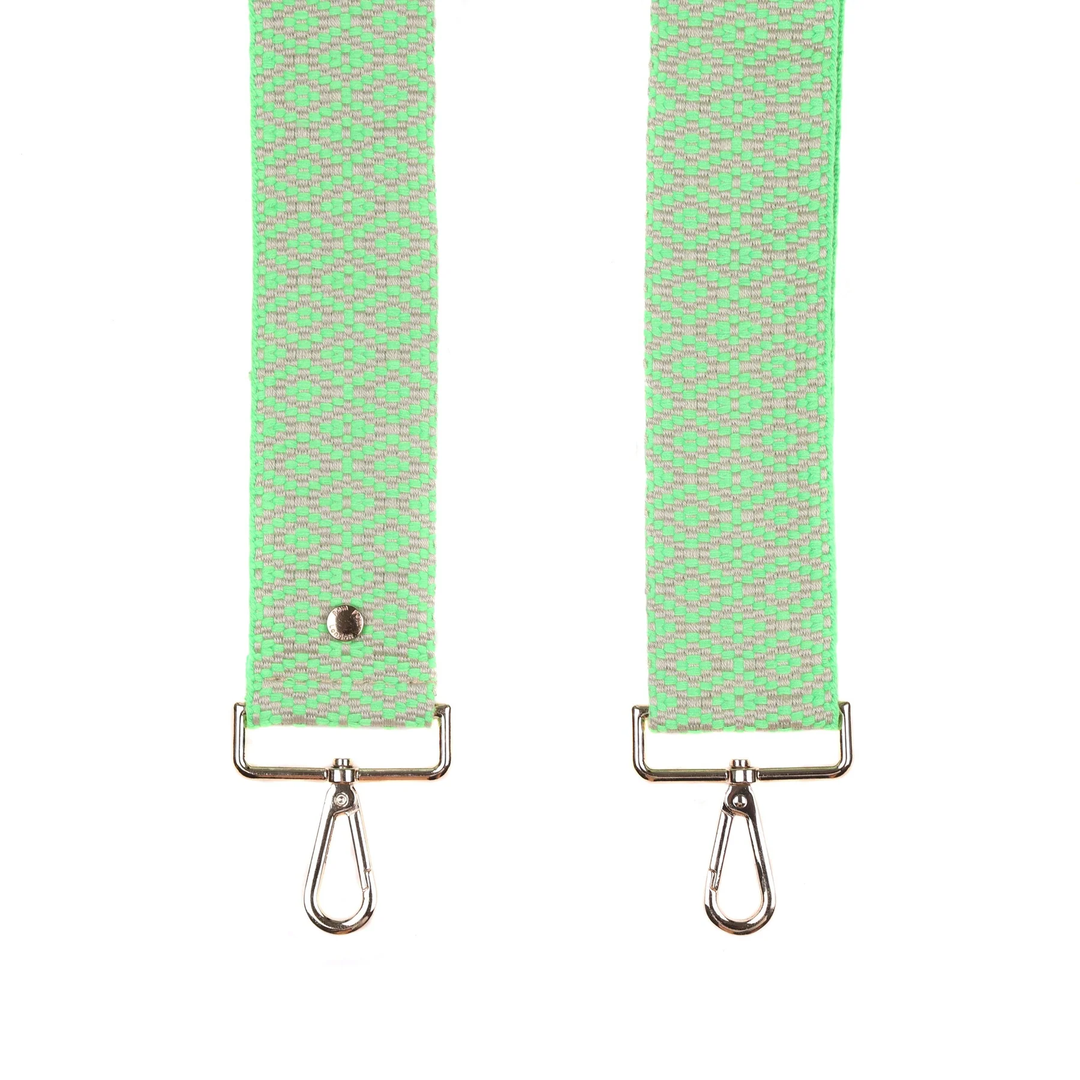 Pom Pom Strap Spring Green Inca