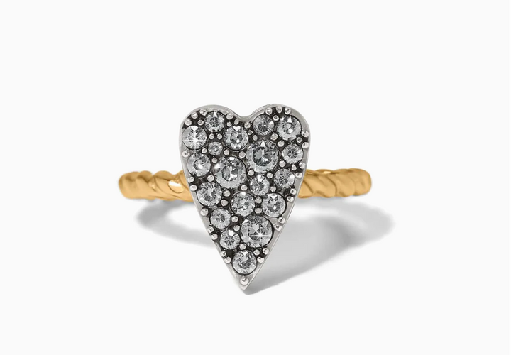 Love Messages Be Love Ring Silver-Gold 7