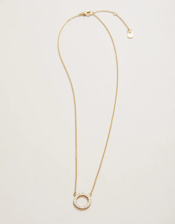 Sea La Vie Necklace 18 in Thankful/Ring Gold