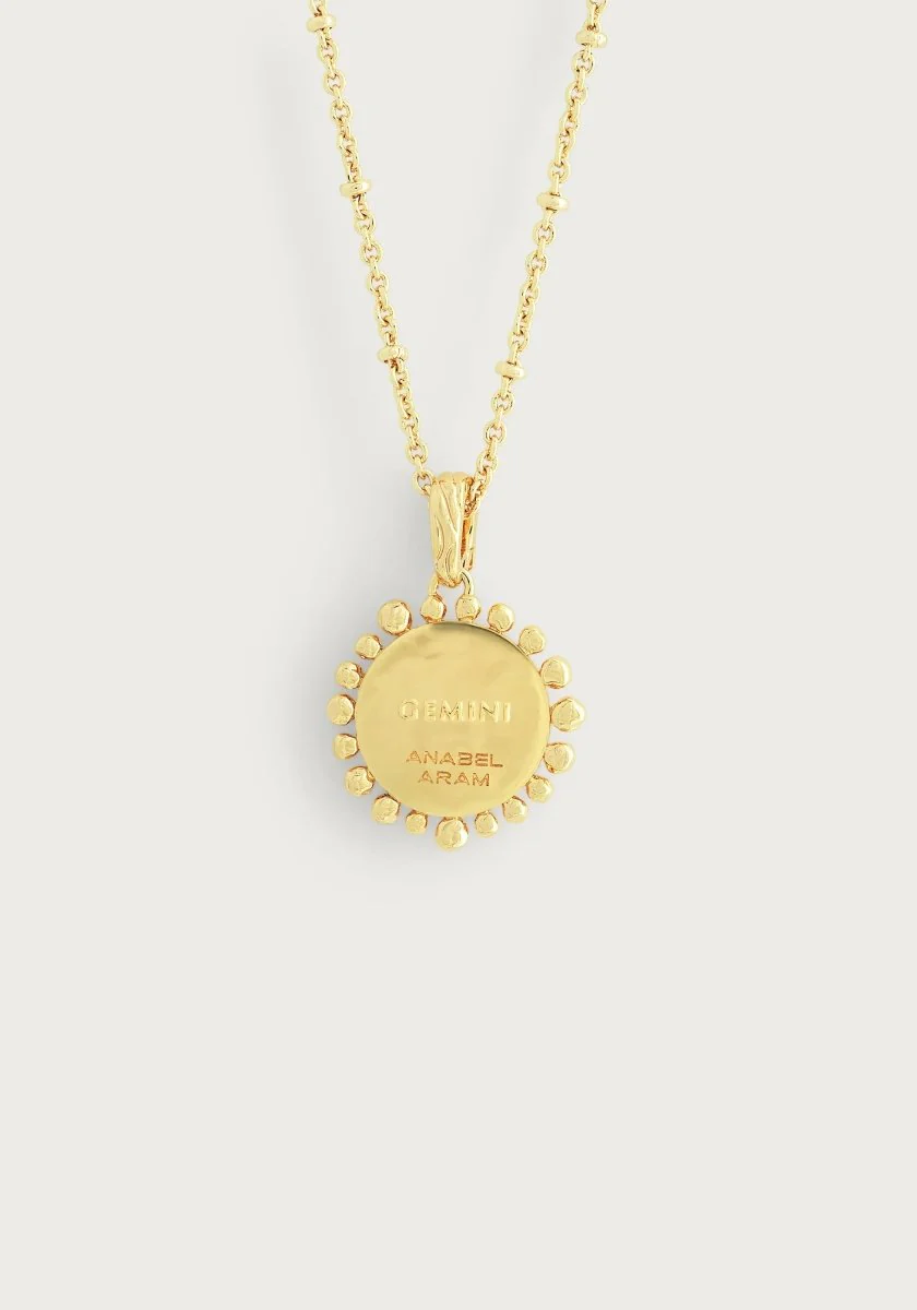 Anabel Aram Zodiac Pendant Necklace Gemini