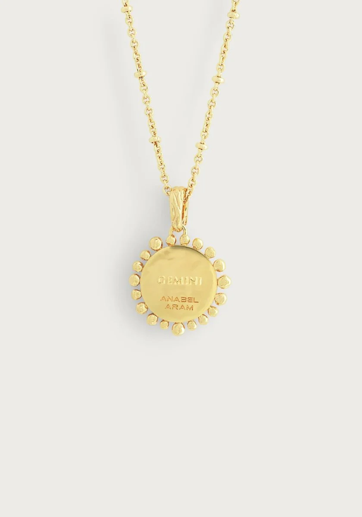 Anabel Aram Zodiac Pendant Necklace Gemini