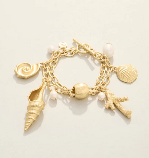 Seashore Toggle Bracelet Gold