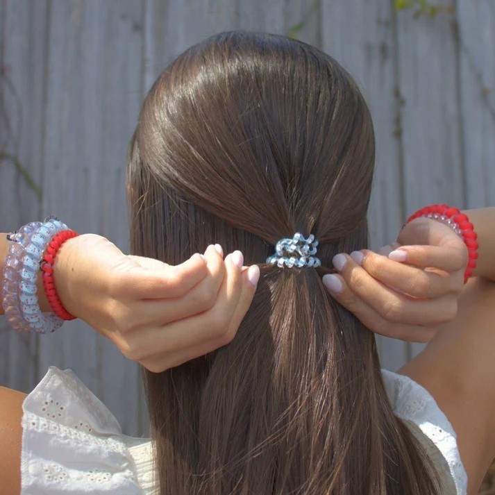 3 Pack Small Hair Ties Basket of Cherries