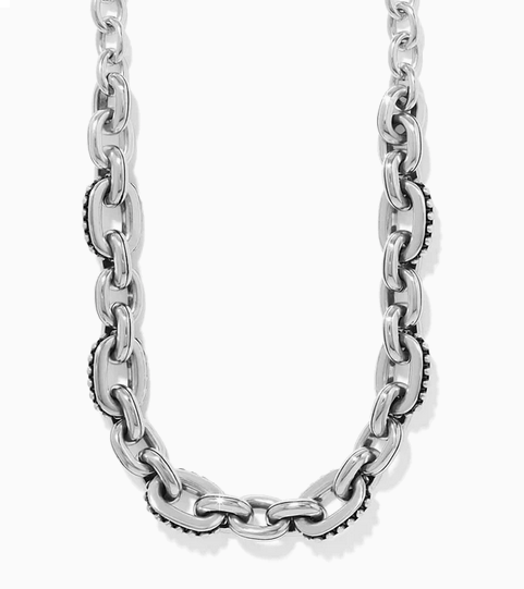 Pretty Tough Link Necklace Silver