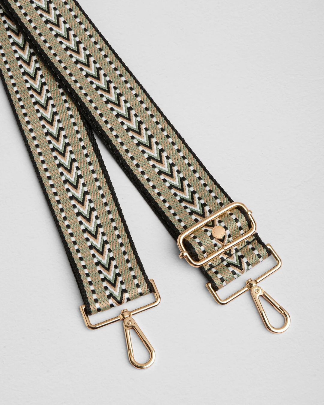 Pom Pom Strap Fern Green Tribal