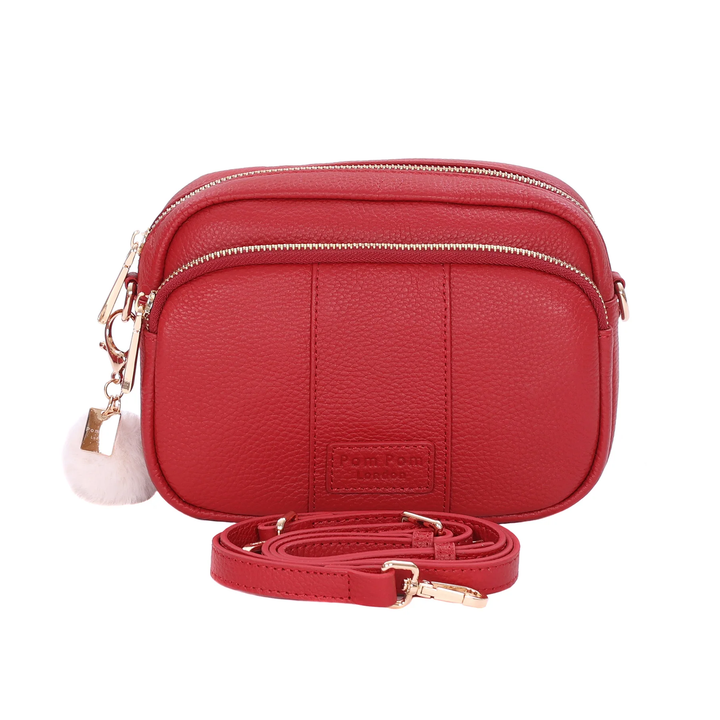 Pom Pom Original Bag Crimson Red