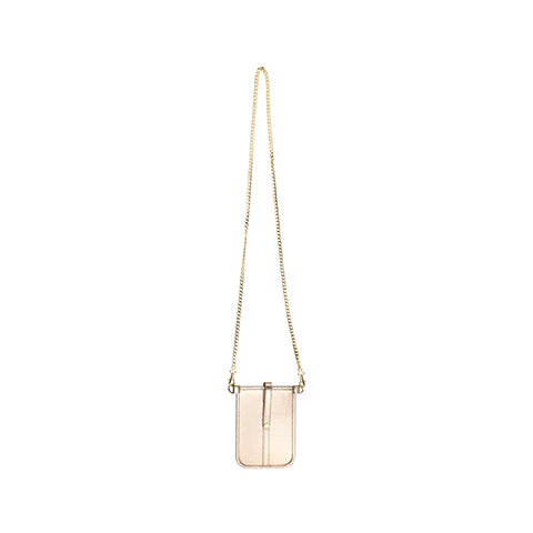 Crossbody Phone Wallet Gold