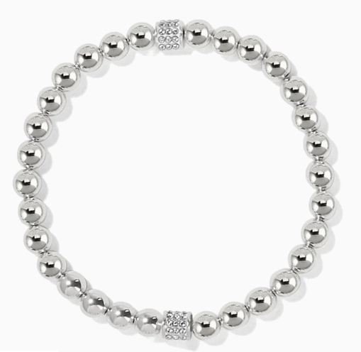 Meridian Petite Silver Stretch Bracelet