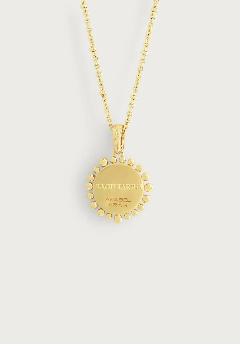Anabel Aram Zodiac Pendant Necklace Sagittarius