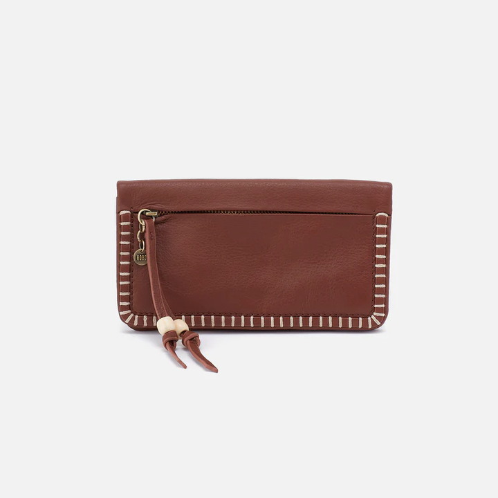 Lumen Continental Wallet in Cocoa Bean