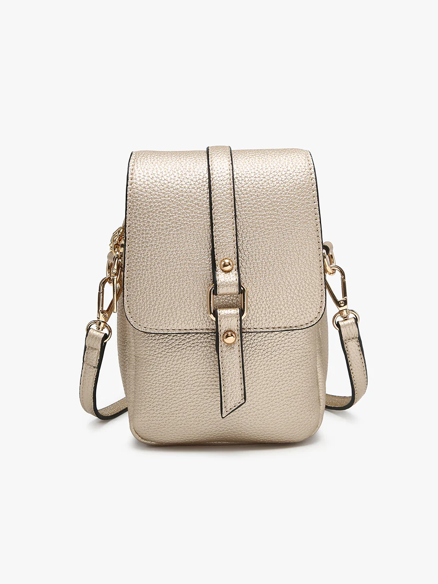 Summer Dual Compartment Crossbody Lt. Gold