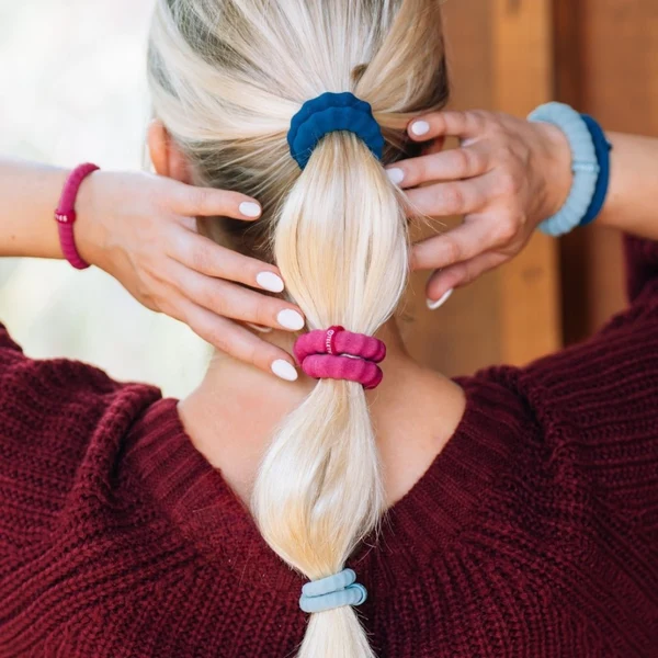 Autumn Assortments Large 3 Pack Nylon Hair Ties