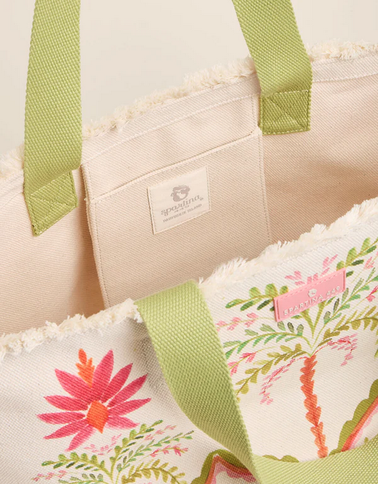 Beach Tote Castillo Floral Palms