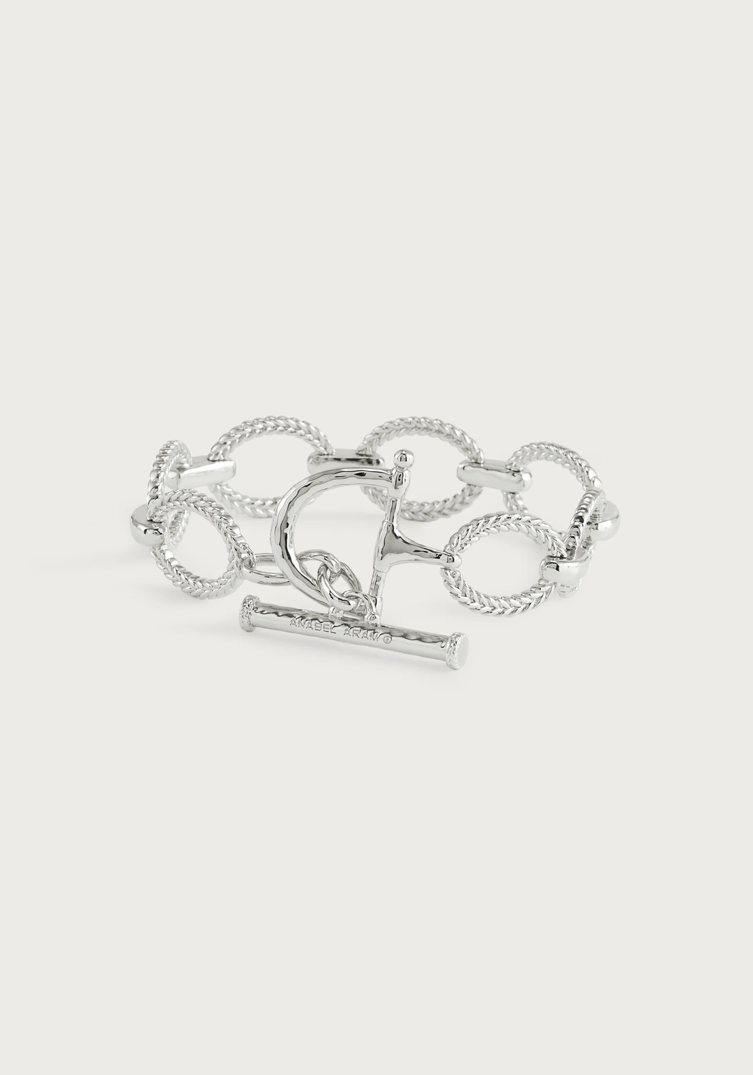 Anabel Aram Cheval Chain Bracelet Silver