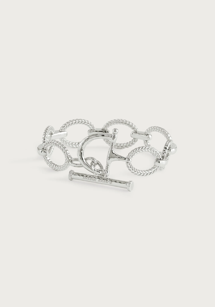 Anabel Aram Cheval Chain Bracelet Silver