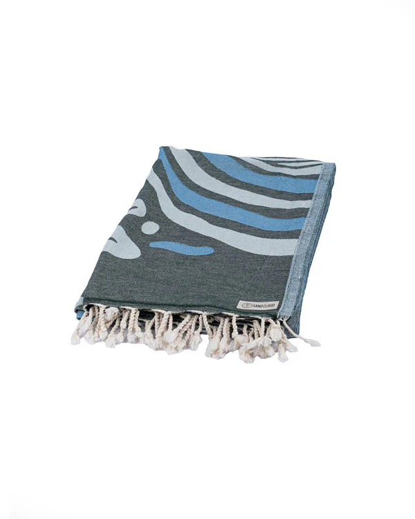 Tidal Turkish Beach Towel Large