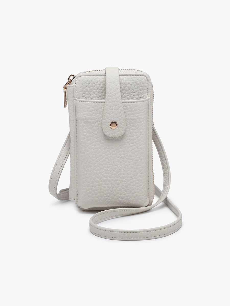 Isla Wallet/Card Holder Crossbody Greige
