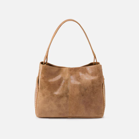 Seneca Shoulder Bag Buffed Leather Whiskey