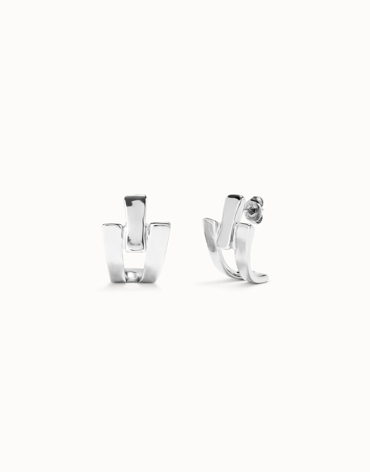 Ser Original Silver Hoop Earrings