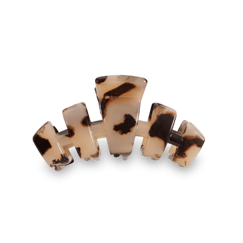 Classic Small Claw Hair Clip Blonde Tortoise