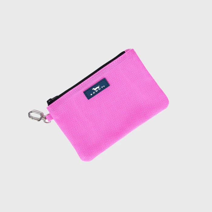The Carly Pouch Red Violet Woven