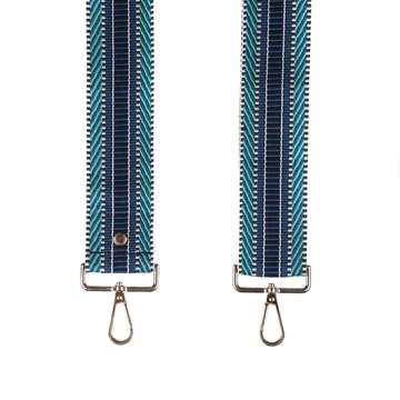 Pom Pom Strap Blue Mix