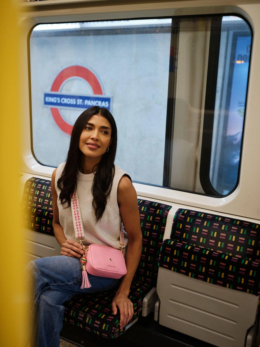 Pom Pom London City Mini Bag Hammersmith and City Line Pink