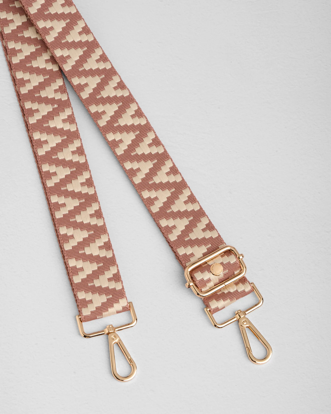 Pom Pom Strap Orchid Block Zig Zag