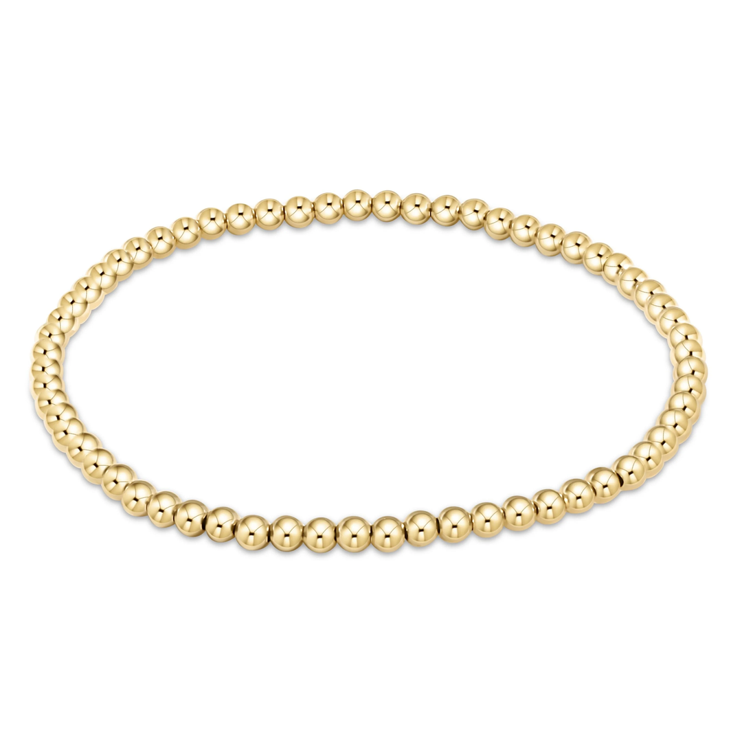 Extends Classic 3mm  Bracelet Classic Gold
