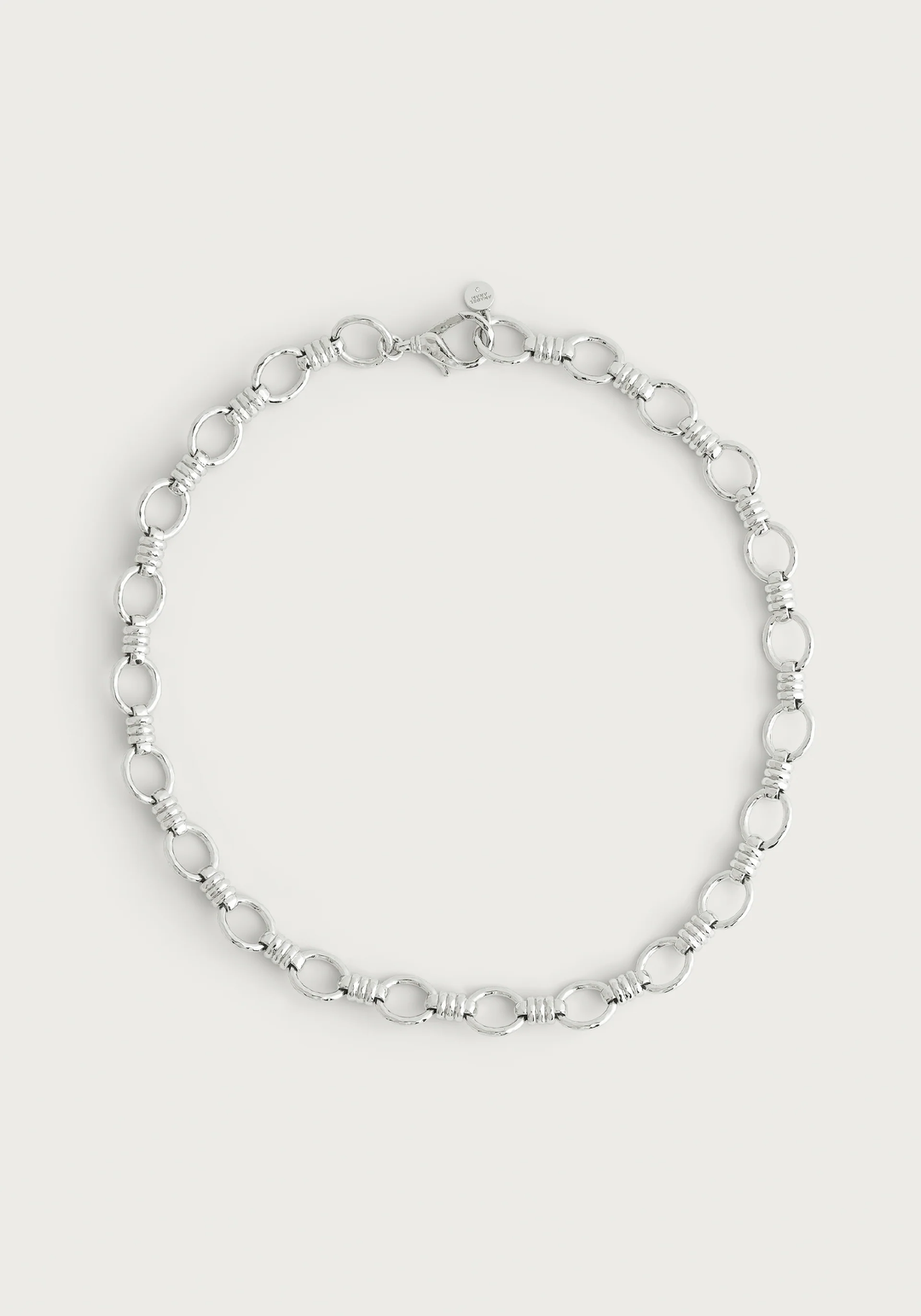 Anabel Aram Neptune Chain Necklace Silver