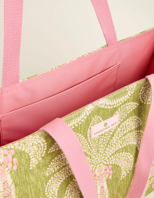 Market Tote Castillo Green Palms