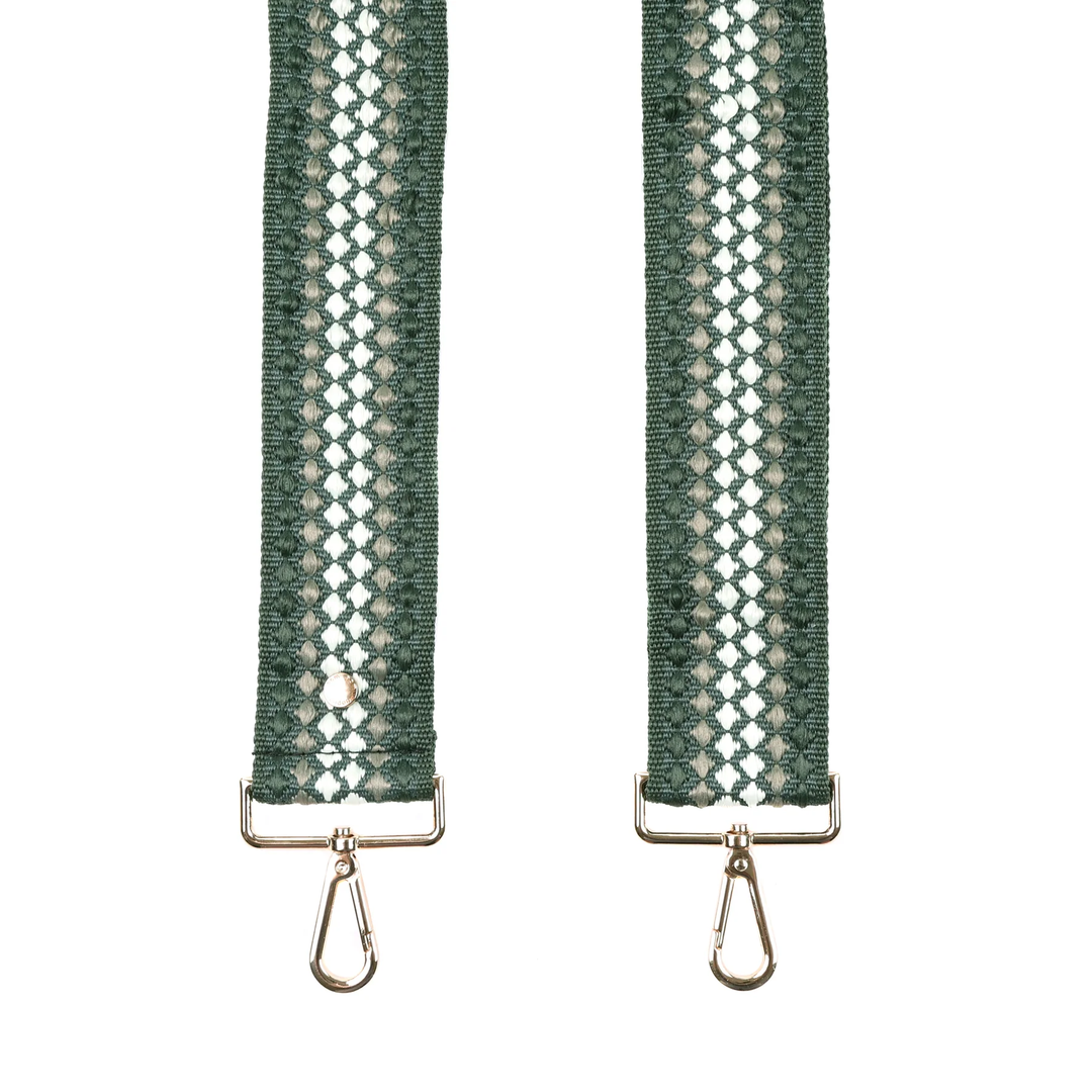Pom Pom Strap Green Bobble