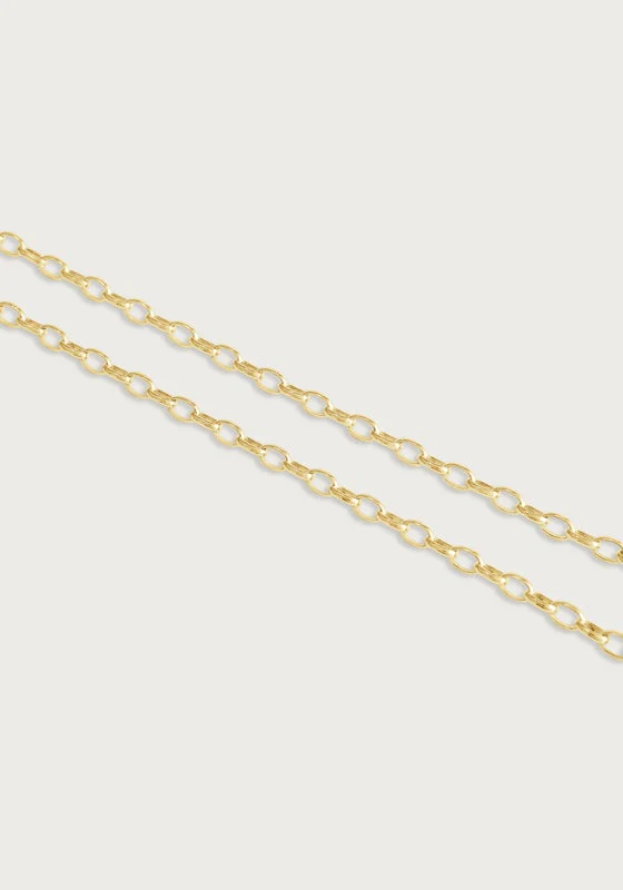 Anabel Aram Pendant Chain Necklace Gold
