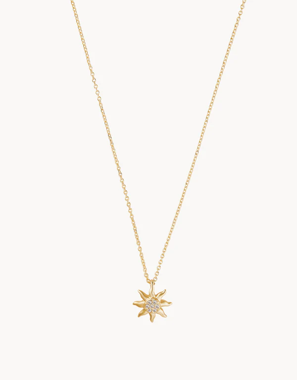Sea La Vie Necklace Celebrate  Happy Day/Sun Gold